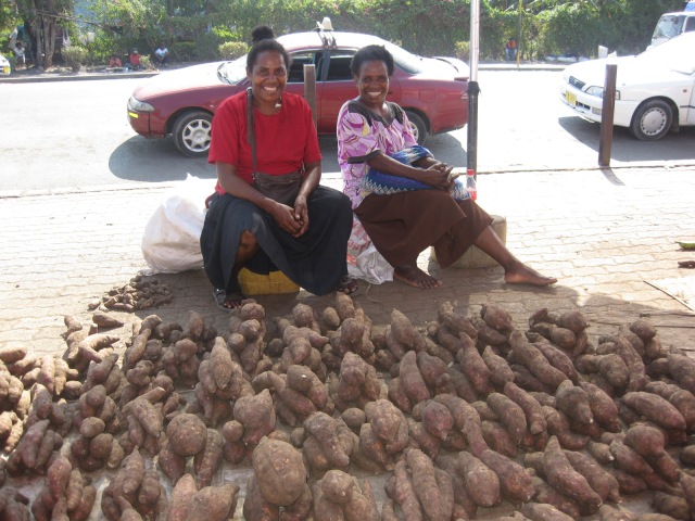 Sweet potato vendor